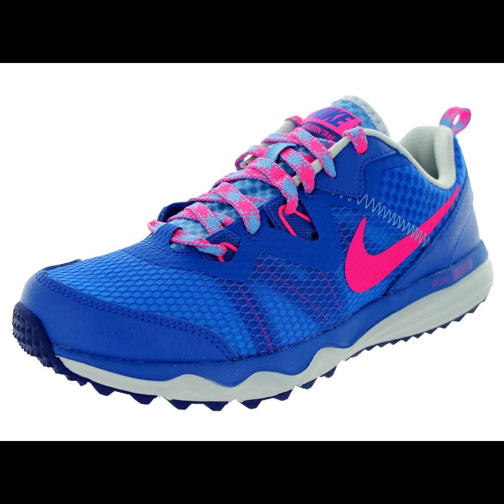 Nike Blue & Pink Walking Shoes